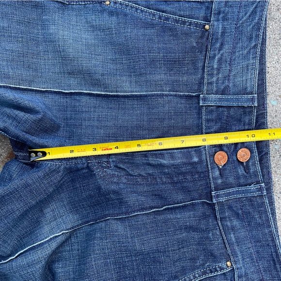 7 For All Mankind 7FAM Center Front Seam Jeans y2k Vintage Style 26 bootcut wide - Picture 5 of 7